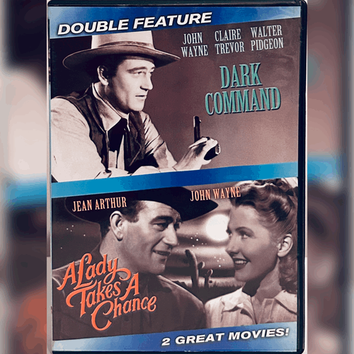 Dark Command / A Lady Takes a Chance (DVD) Double Feature John Wayne 40s 2-Disc image 0