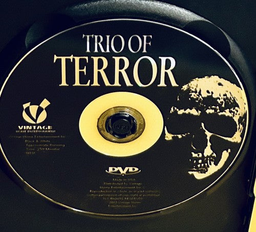 Trio of Terror (DVD, 2003) Collectors Edition Vincent Price, 3 Films Horror B&W image 1