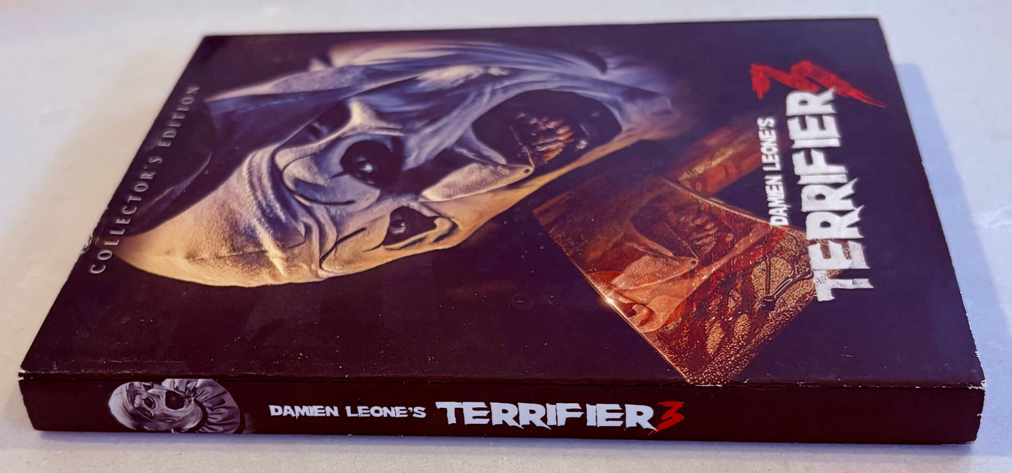 Damien Leone's Terrifier 3 (Blu-ray, 2024) Collector’s Edition w/ Slipcover Christmas Horror/Slasher