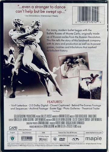 Ballets Russes (DVD 2006) Capri Releasing Documentary Region 1 OOP Brand NEW*GR1 image 1