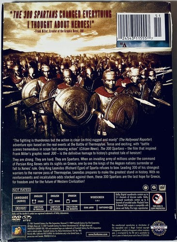 The 300 Spartans (DVD, 2004) w/ Slipcover & Insert ENG/SPN Widescreen OOP *BD1 image 2