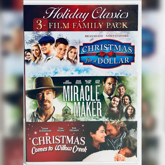Christmas for a Dollar, Miracle Maker, Christmas Comes Willow Creek (DVD) *GR1 image 0