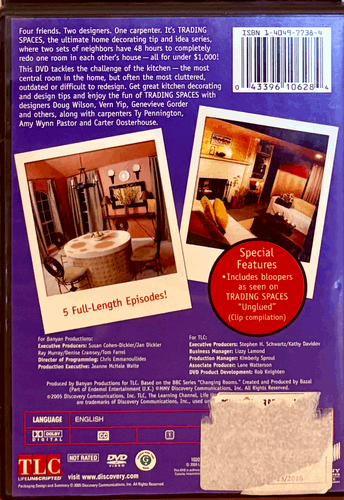 Trading Spaces Great Kitchen Designs and More! (DVD, 2005) w/ Insert TLC Reality image 1