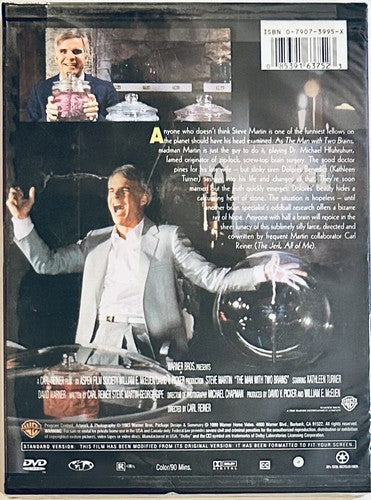 The Man With Two Brains (DVD 1983) Steve Martin Sci-Fi Comedy Snapcase Brand NEW image 3