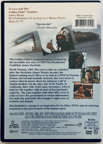 In Love and War (DVD 1987) Golden Globe Nominee James Woods *GR3 image 1