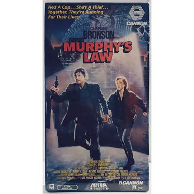 Murphy’s Law (VHS, 1989) Cannon Media Charles Bronson Action Brand NEW image 0