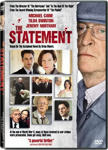 The Statement (DVD 2003) Sony Widescreen, Michael Caine w/ Insert Thriller *BX1 image 0