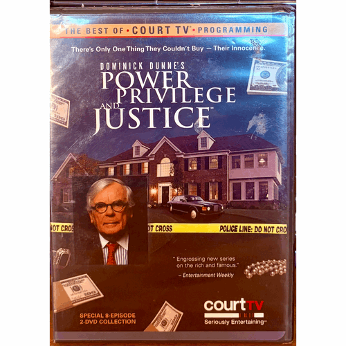 Dominick Dunne’s Power Privilege and Justice (2 DVDs, 2004) CourtTV Brand NEW *N image 0