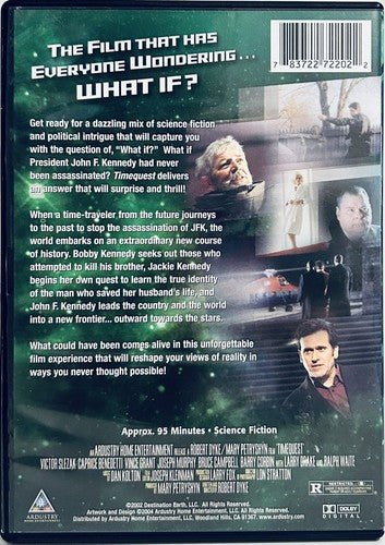 Time Quest (DVD 2000) Bruce Campbell Victor Slezak Ardustry Home Video JFK SciFi image 1