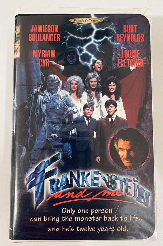 Frankenstein And Me Clamshell VHS Burt Reynolds (Not On DVD/Blu-Ray) ULTRA RARE image 0