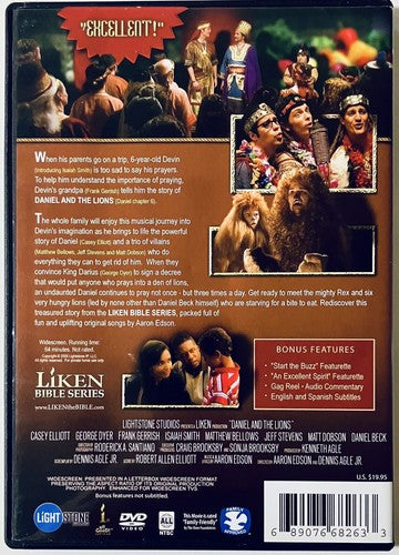 Daniel and the Lions (DVD) Mormon A Musical for the Whole Family Bible *RG3 image 1