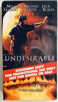 Undesirable (VHS 1992) aka With A Vengeance, Thriller SCREENER RARE TV Movie*GR1 image 0