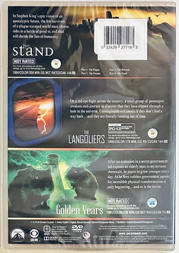 Stephen King Triple Feature: The Stand/The Langoliers/Golden Years (DVD) NEW*GR1 image 3