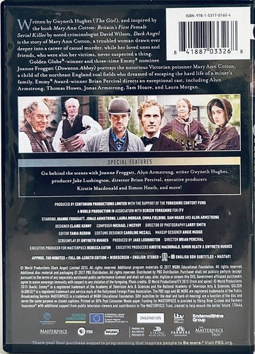 Dark Angel (DVD 2016) w/ Insert Crime/History PBS Masterpiece TV Mini-Series*GR1 image 1