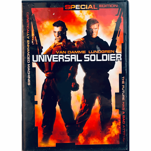 Universal Soldier (DVD, 1992) w/ Insert Action Van Damme Lionsgate OOP*MA1 image 0