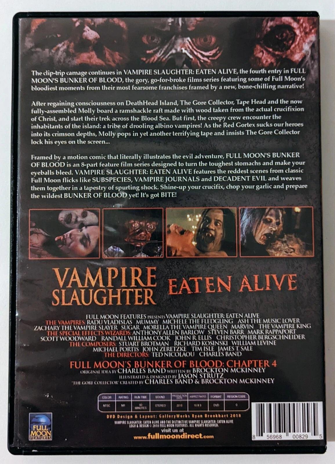 Bunker Of Blood 4: Vampire Slaughter Eaten Alive (DVD) Full Moon Features image 1