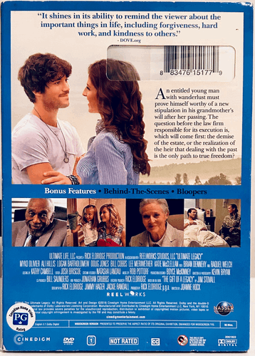 The Ultimate Legacy (DVD 2016) Family Approved, Drama/Comedy w/ Slipcover NEW image 1