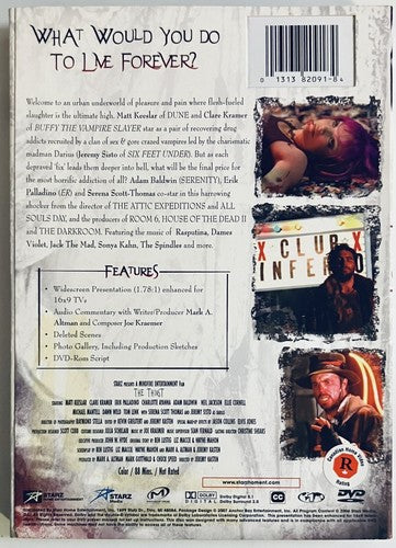 The Thirst (DVD, 2006) w/ Slipcover & Insert Vampire Horror Starz *GR1 image 2