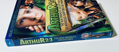 Arthur 2 & 3: The New Minimoys Adventures DVD 2 Disc w/ RARE Slipcover OOP *RG3 image 3