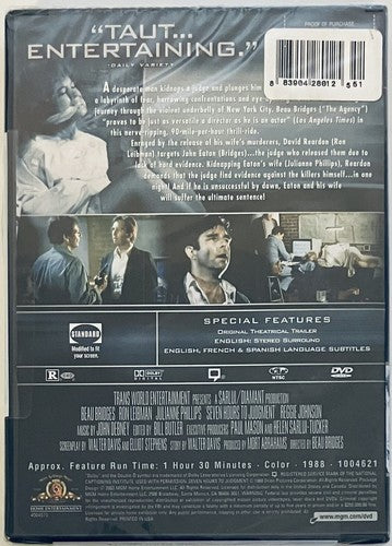 Seven Hours to Judgement (DVD, 2003) MGM OOP BRAND NEW *GR3 image 1