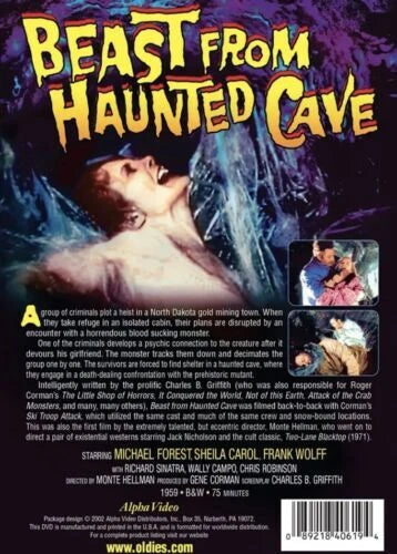 Beast From Haunted Cave (DVD 1959) B&W Michael Forest Sheila  Carol Alpha Video image 3