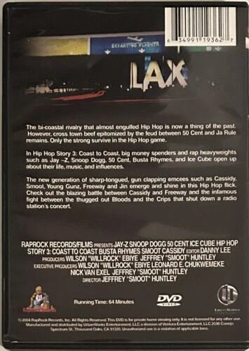 Hip-Hop Story 3: Coast to Coast (DVD, 2004) w/ Booklet 50 Cent, Snoop Dogg*GR1 image 2