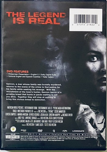 Hyenas (DVD, 2011) Widescreen Lionsgate RARE OOP *RG3 image 2
