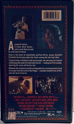 Curse III 3 Blood Sacrifice (VHS 1990 ) Cult Horror Movie Black Clam Shell Case image 1