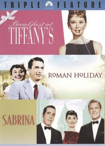 Breakfast At Tiffany’s, Roman Holiday, Sabrina (DVD, 2007) w/ Slipcover *D23 image 0