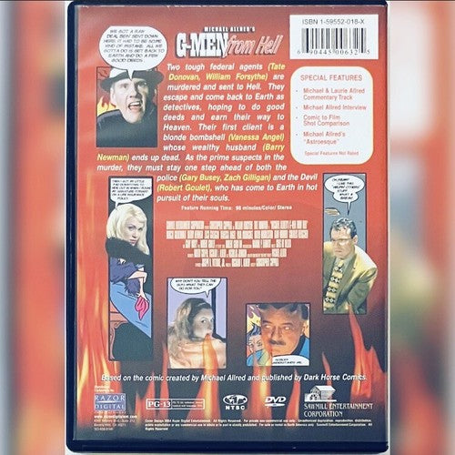 G-Men from Hell (DVD 2004) Michael Allred Razor Digital William Forsythe OOP*GR3 image 1