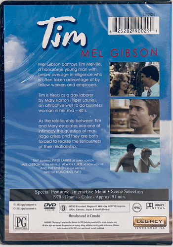 Tim (DVD 2003) Romance/Drama 1979 Mel Gibson Legacy Entertainment Brand NEW *001 image 1