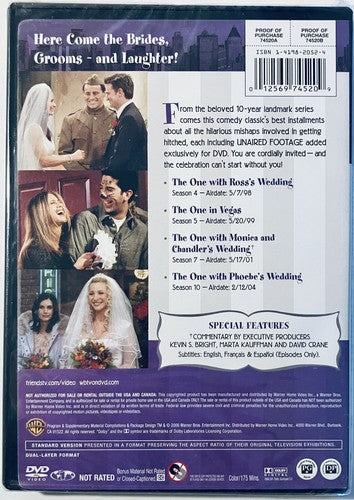 Friends: The One With All the Weddings DVD (2006) BRAND NEW *GR3 image 2