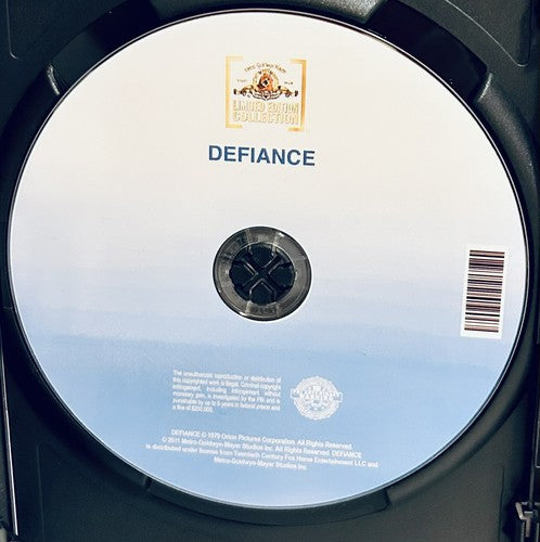 Defiance (DVD-R, 1980) MGM Fox Orion Action/Crime Rare OOP*BF1 image 3