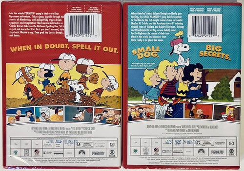 Peanuts Movies A Boy Named Charlie Brown & Snoopy, Come Home DVD Lot (2) NEW*GR3 image 3