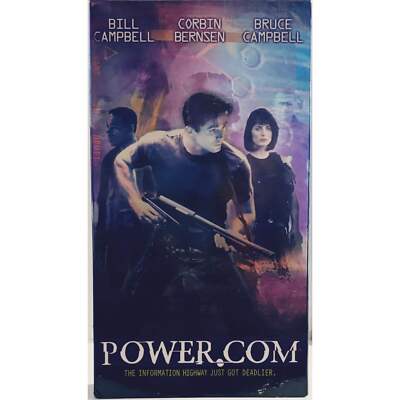 Power.com (VHS, 1996) [aka Menno's Mind] Sci-Fi Bruce Campbell image 0