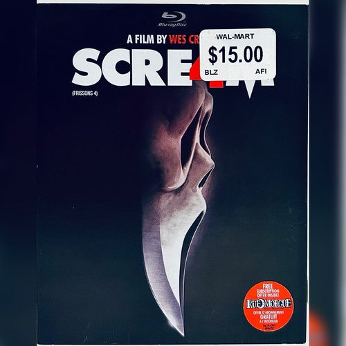 Scream 4 (Blu-ray Disc, 2011) w/ Slipcover & Insert Horror Wes Craven OOP *001 image 0