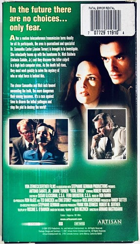 Fatal Error (VHS, 1999) Horror Sci-Fi Antonio Sabato Jr Artisan TV Movie *GR1 image 1
