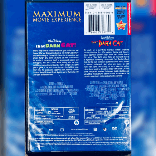 That Darn Cat! / That Darn Cat (DVD) Disney Double Feature 2-Disc Set OOP image 1