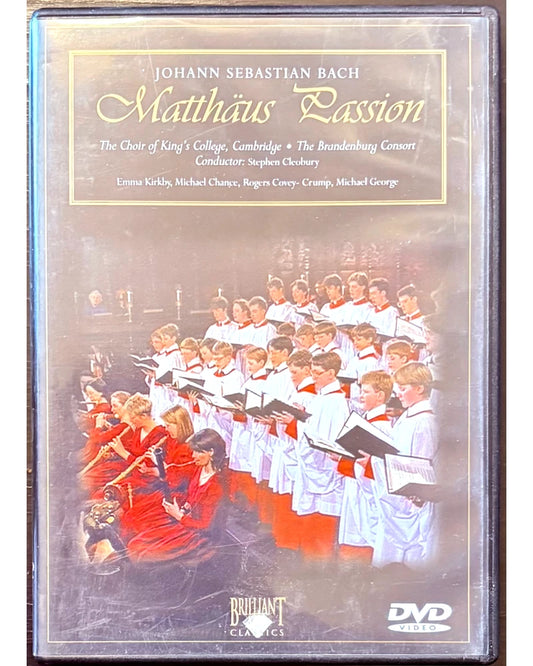Johann Sebastian Bach - Matthaus Passion (DVD, 2006) w/ Insert Music OOP image 0