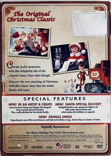 Santa Claus Is Coming To Town (DVD, 1970) w/ Slipcover Collector's Edition NEW image 3
