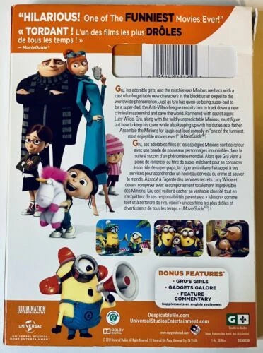 Despicable Me 2 (DVD, 2013) w/ Slipcover  BILINGUAL WDS *TR0 image 1