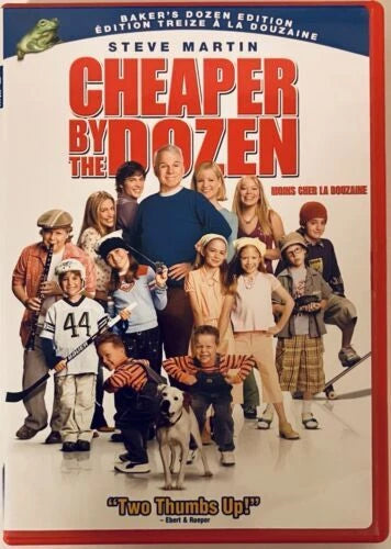 Cheaper by the Dozen (DVD, 2006) +Insert Bakers Dozen Edition Steve Martin *GR3 image 0