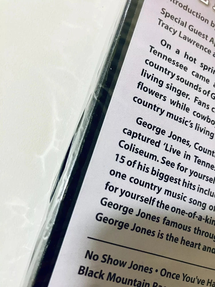 George Jones - Live in Tennessee (DVD 2002) Full Screen Music OOP BRAND NEW*RG3 image 2