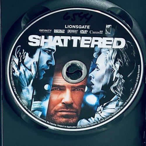 Shattered (DVD 2007) Thriller/Mystery Pierce Brosnan Lionsgate OOP*GR1 image 1