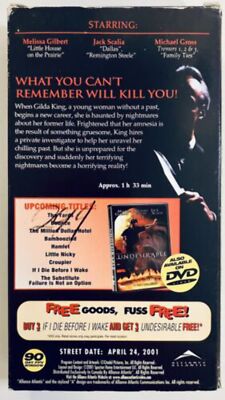 Undesirable (VHS 1992) aka With A Vengeance, Thriller SCREENER RARE TV Movie*GR1 image 3