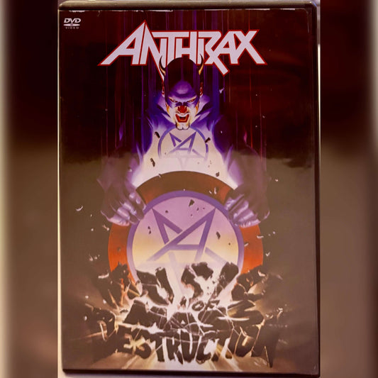 Anthrax - Music of Mass Destruction (DVD/CD, 2004) w/ Insert Music Metal 2-Disc Set