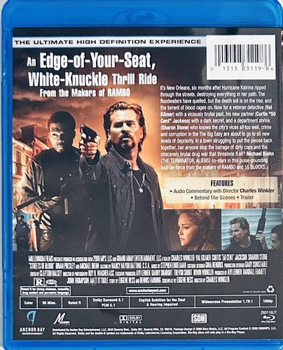 Streets of Blood (Blu-ray, 2009) Action/Thriller Val Kilmer Anchor Bay*GR1 image 1
