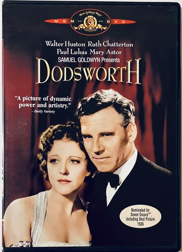 Dodsworth DVD 1936 Bilingual B&W Walter Huston Ruth Chatterton RARE OOP *RG3 image 0