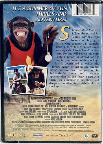 Summer of the Monkeys (DVD, 1998) Kaboom! Family/Drama Rare OOP Brand NEW *BF1 image 1