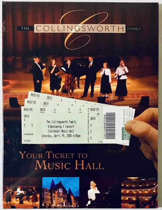 The Collingsworth Family: Your Ticket to Music Hall (DVD, 2008) RARE OOP NEW*RG3 image 0